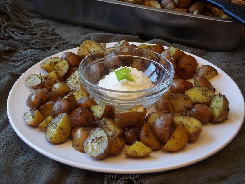 Печена картопля по-селянськи
